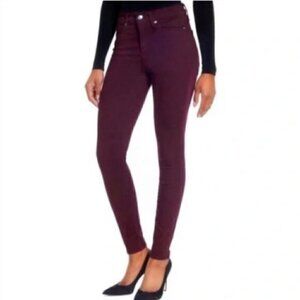Good American High-Rise Burgundy Good Legs Jeans